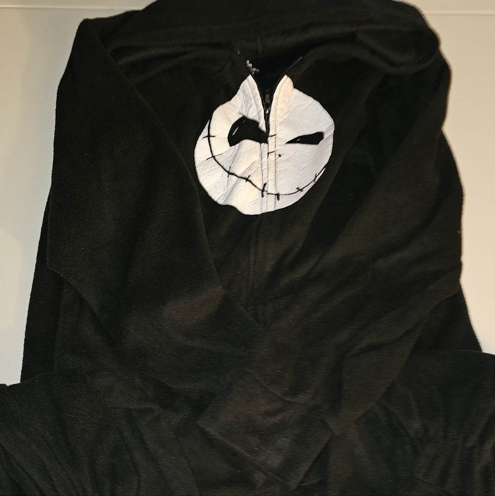 Disney The Nightmare Before Christmas Black Onesie PJs #MA-0000